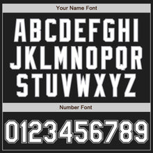 Load image into Gallery viewer, Custom Black White-Gray Two-Button Unisex Softball Jersey