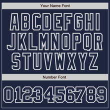 Load image into Gallery viewer, Custom Navy Navy-Gray Two-Button Unisex Softball Jersey