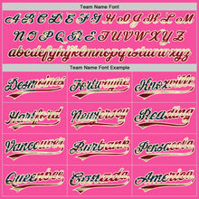 Load image into Gallery viewer, Custom Pink Vintage USA Flag-Cream Two-Button Unisex Softball Jersey