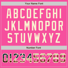 Load image into Gallery viewer, Custom Pink Vintage USA Flag-Cream Two-Button Unisex Softball Jersey