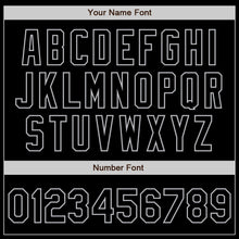 Load image into Gallery viewer, Custom Black Steel Gray Splash Ink Gray Authentic Baseball Jersey