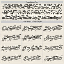 Load image into Gallery viewer, Custom Crimson Cream-Black Authentic Split Fashion Baseball Jersey