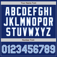 Load image into Gallery viewer, Custom Royal Light Blue-Yellow Authentic Split Fashion Baseball Jersey