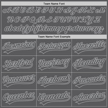Load image into Gallery viewer, Custom Steel Gray Gray Authentic Baseball Jersey