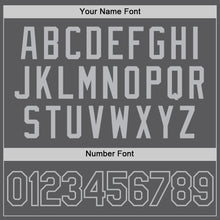 Load image into Gallery viewer, Custom Steel Gray Gray Authentic Baseball Jersey