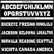 Load image into Gallery viewer, Custom Black White Fleece Jogger Sweatpants