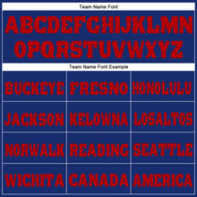 Load image into Gallery viewer, Custom Royal Red Fleece Jogger Sweatpants