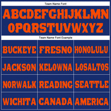 Load image into Gallery viewer, Custom Royal Orange Fleece Jogger Sweatpants