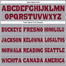 Load image into Gallery viewer, Custom Gray Crimson Fleece Jogger Sweatpants