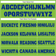 Load image into Gallery viewer, Custom Neon Green Royal Fleece Jogger Sweatpants