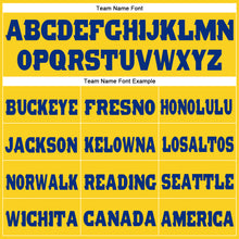 Load image into Gallery viewer, Custom Gold Royal Fleece Jogger Sweatpants