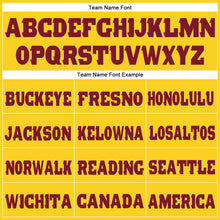 Load image into Gallery viewer, Custom Gold Crimson Fleece Jogger Sweatpants