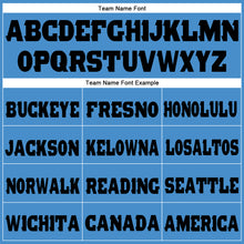 Load image into Gallery viewer, Custom Powder Blue Black Fleece Jogger Sweatpants