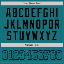 Load image into Gallery viewer, Custom Teal Teal-Black Authentic Baseball Jersey