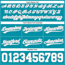 Load image into Gallery viewer, Custom Teal White-Gray Authentic Basketball Shorts