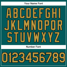 Load image into Gallery viewer, Custom Teal Old Gold-Black Performance T-Shirt