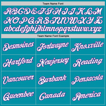 Load image into Gallery viewer, Custom Teal Purple-White Authentic Throwback Basketball Jersey