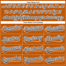 Load image into Gallery viewer, Custom Texas Orange Steel Gray-White Authentic Baseball Jersey