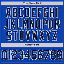 Load image into Gallery viewer, Custom Thunder Blue Navy-White Authentic Baseball Jersey