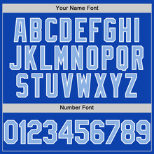 Load image into Gallery viewer, Custom Thunder Blue Light Blue-White Authentic Baseball Jersey