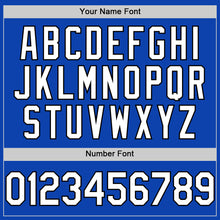 Load image into Gallery viewer, Custom Thunder Blue White-Black Authentic Baseball Jersey