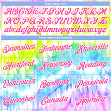 Load image into Gallery viewer, Custom Tie Dye Pink-White 3D Authentic Basketball Jersey