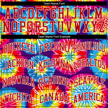 Load image into Gallery viewer, Custom Tie Dye Red-White 3D Authentic Baseball Jersey