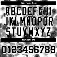 Load image into Gallery viewer, Custom Tie Dye Black-White 3D Steel Performance T-Shirt