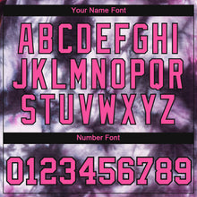 Load image into Gallery viewer, Custom Tie Dye Pink-Black 3D Performance T-Shirt