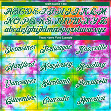 Load image into Gallery viewer, Custom Tie Dye Kelly Green-White 3D Performance T-Shirt