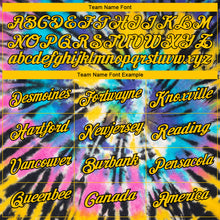 Load image into Gallery viewer, Custom Tie Dye Gold-Black 3D Performance T-Shirt