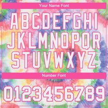 Load image into Gallery viewer, Custom Tie Dye White-Pink 3D Performance T-Shirt