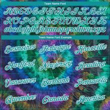 Load image into Gallery viewer, Custom Tie Dye Aqua-White 3D Performance T-Shirt