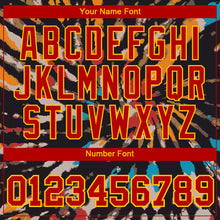 Load image into Gallery viewer, Custom Tie Dye Red-Gold 3D Performance T-Shirt