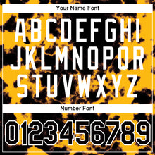 Load image into Gallery viewer, Custom Tie Dye Black-White 3D Authentic Baseball Jersey