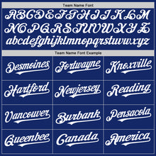 Load image into Gallery viewer, Custom Royal White-Red Authentic Two Tone Baseball Jersey