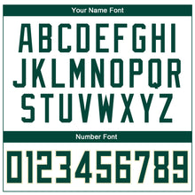 Load image into Gallery viewer, Custom White Hunter Green-Cream Authentic Throwback Basketball Jersey