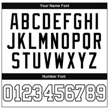 Load image into Gallery viewer, Custom White White-Black Authentic Baseball Jersey