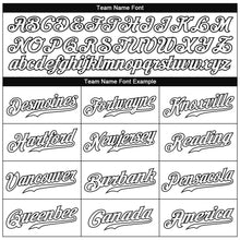 Load image into Gallery viewer, Custom White White-Black Authentic Baseball Jersey