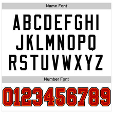 Load image into Gallery viewer, Custom White Red-Black Mesh Authentic Football Jersey