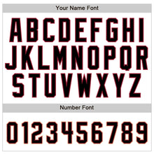 Load image into Gallery viewer, Custom White Black-Cardinal Mesh Authentic Football Jersey