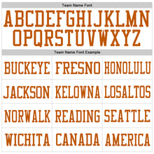 Load image into Gallery viewer, Custom White Texas Orange Mesh Authentic Football Jersey