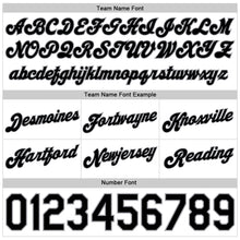 Load image into Gallery viewer, Custom White Black Pinstripe Black-Gray Authentic Basketball Shorts