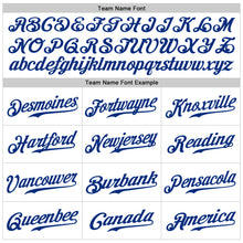 Load image into Gallery viewer, Custom White Royal-Red Authentic Sleeveless Baseball Jersey