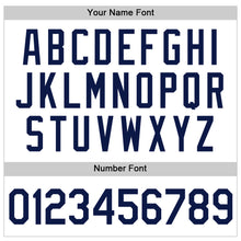 Load image into Gallery viewer, Custom White Navy Authentic Sleeveless Baseball Jersey