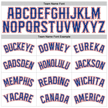 Load image into Gallery viewer, Custom White Royal-Red Authentic Sleeveless Baseball Jersey