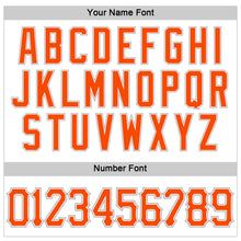 Load image into Gallery viewer, Custom White Orange-Gray Authentic Sleeveless Baseball Jersey