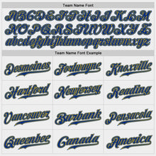 Load image into Gallery viewer, Custom White Royal-Gold Authentic Baseball Jersey