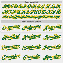 Load image into Gallery viewer, Custom White Kelly Green-Gold Authentic Baseball Jersey