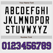 Load image into Gallery viewer, Custom White Purple-Red Authentic Baseball Jersey